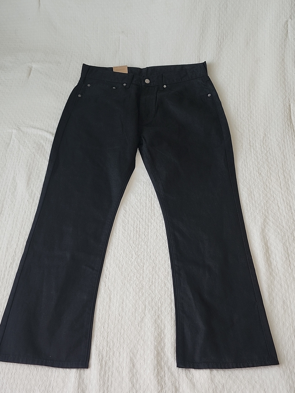 Levi's 517 Men's Black Bootcut Jeans Cotton Hemp Size 34x30 NWT